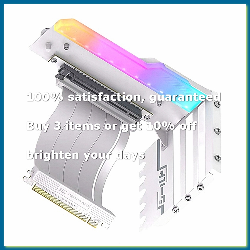 Pcie 4.0 X16 Riser Cable 90 Degree - ● Pionowy uchwyt do montażu karty