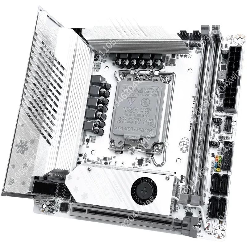 Lga 1700 Ddr5 Itx Motherboard - Biała płyta główna ITX B760 LGA1700