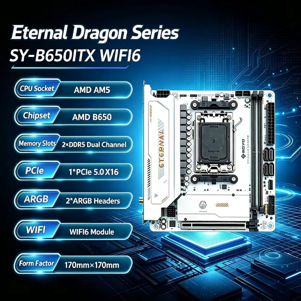 B650 Itx Motherboard Wifi - SY-B650ITX WIFI6 – miniaturowa płyta główna