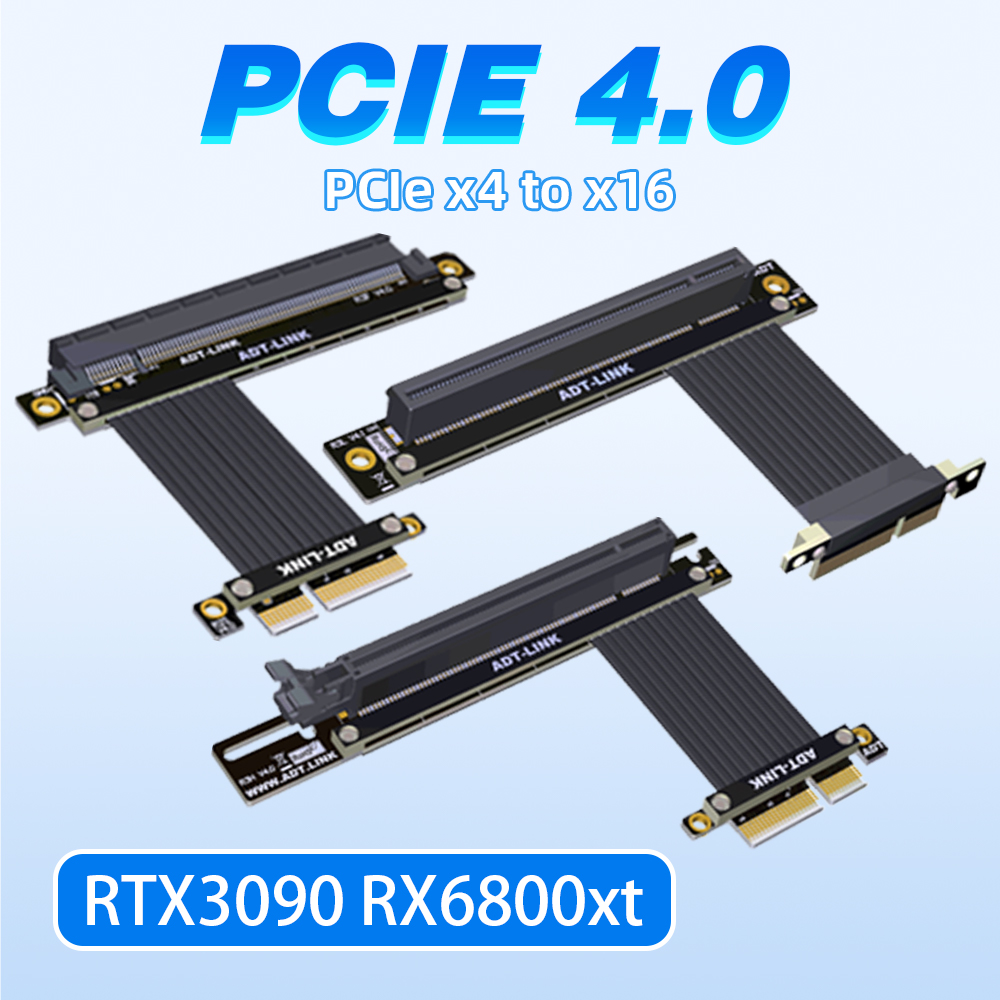Pojedynczy podwójny 90 stopni  – Pcie 4.0 X16 Riser Cable 90 Degree recenzja i cena
