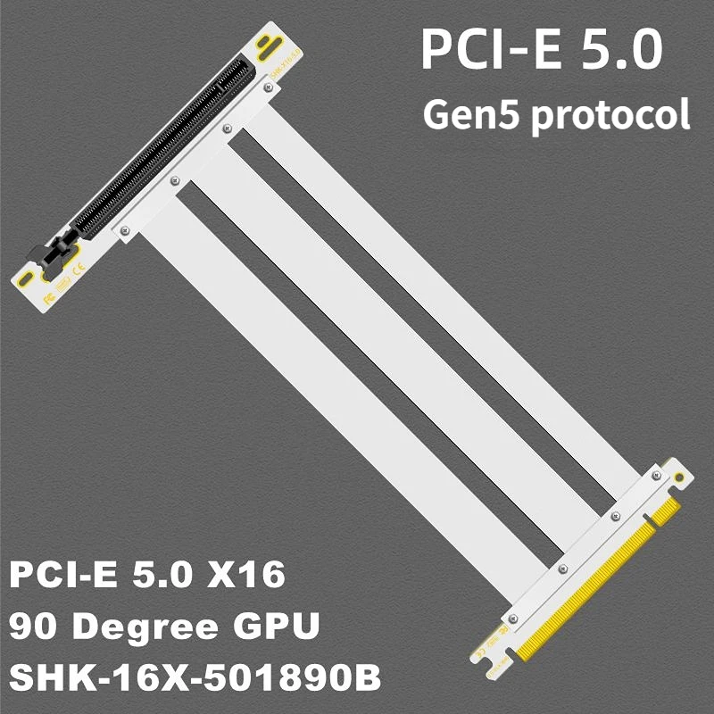 Kabel rozszerzający PCIe 5.0 x – Pcie 4.0 X16 Riser Cable 90 Degree recenzja i cena
