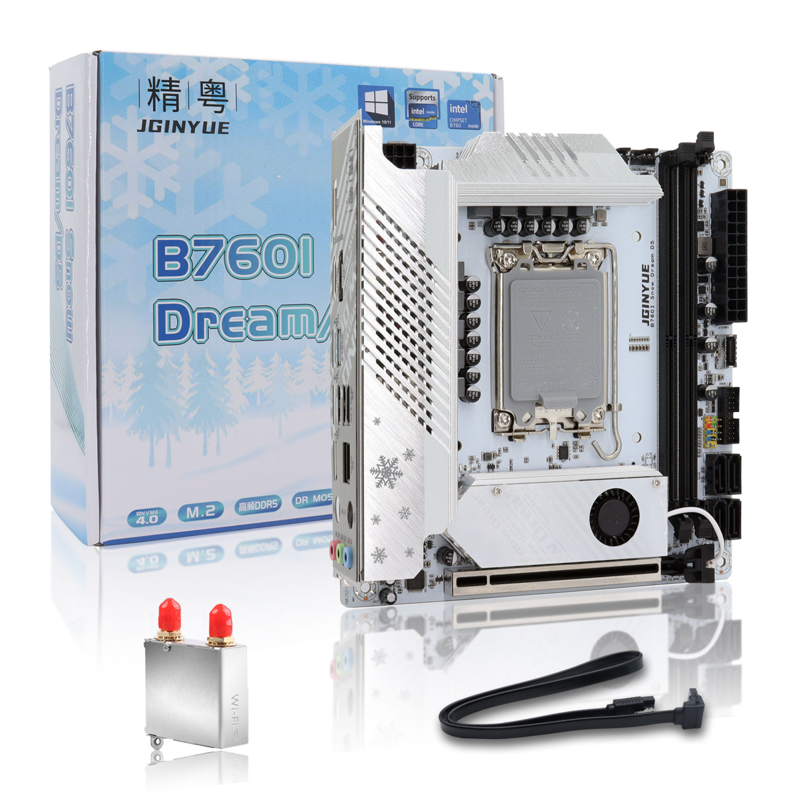 Płyta główna JGINYUE B760i DDR – Lga 1700 Ddr5 Itx Motherboard recenzja i cena
