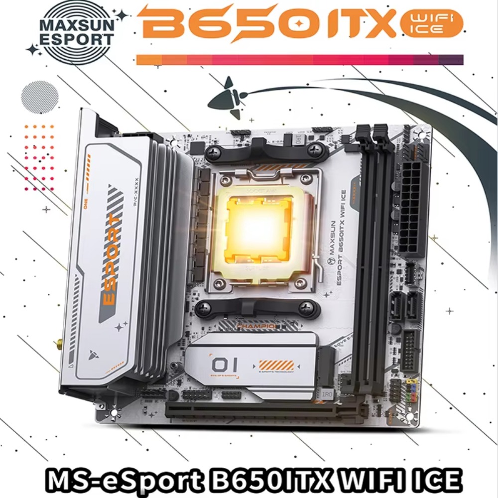 Płyta główna MAXSUN ESport B65 – B650 Itx Motherboard Wifi recenzja i cena