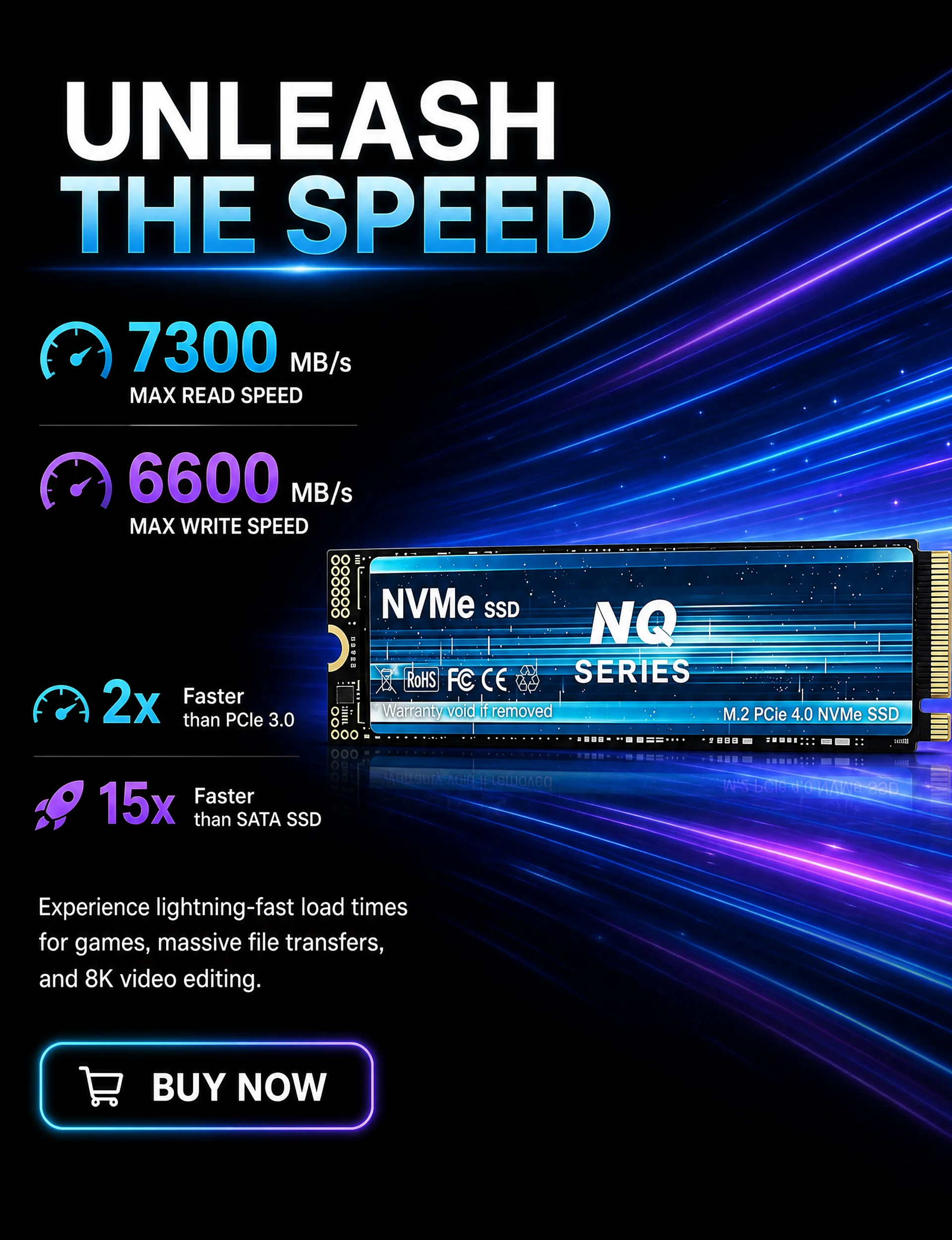 7300 MB/s, seria NQ, dysk SSD  – M.2 Nvme 4Tb Pcie 4.0 Ssd recenzja i cena