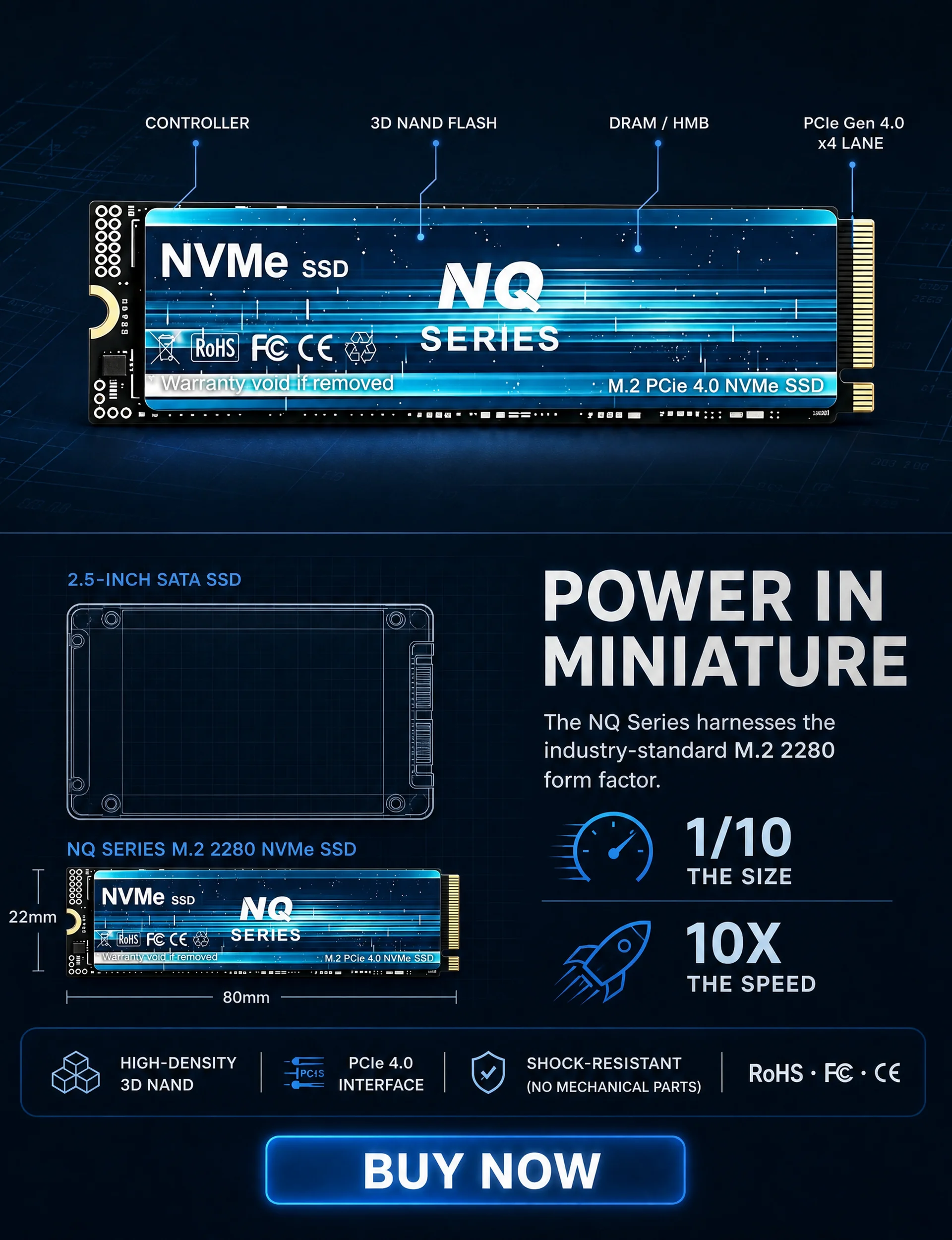 7300 MB/s, seria NQ, dysk SSD  – M.2 Nvme 4Tb Pcie 4.0 Ssd recenzja i cena