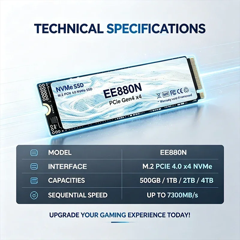 2026Nowy EE880N, szybki dysk S – M.2 Nvme 4Tb Pcie 4.0 Ssd recenzja i cena
