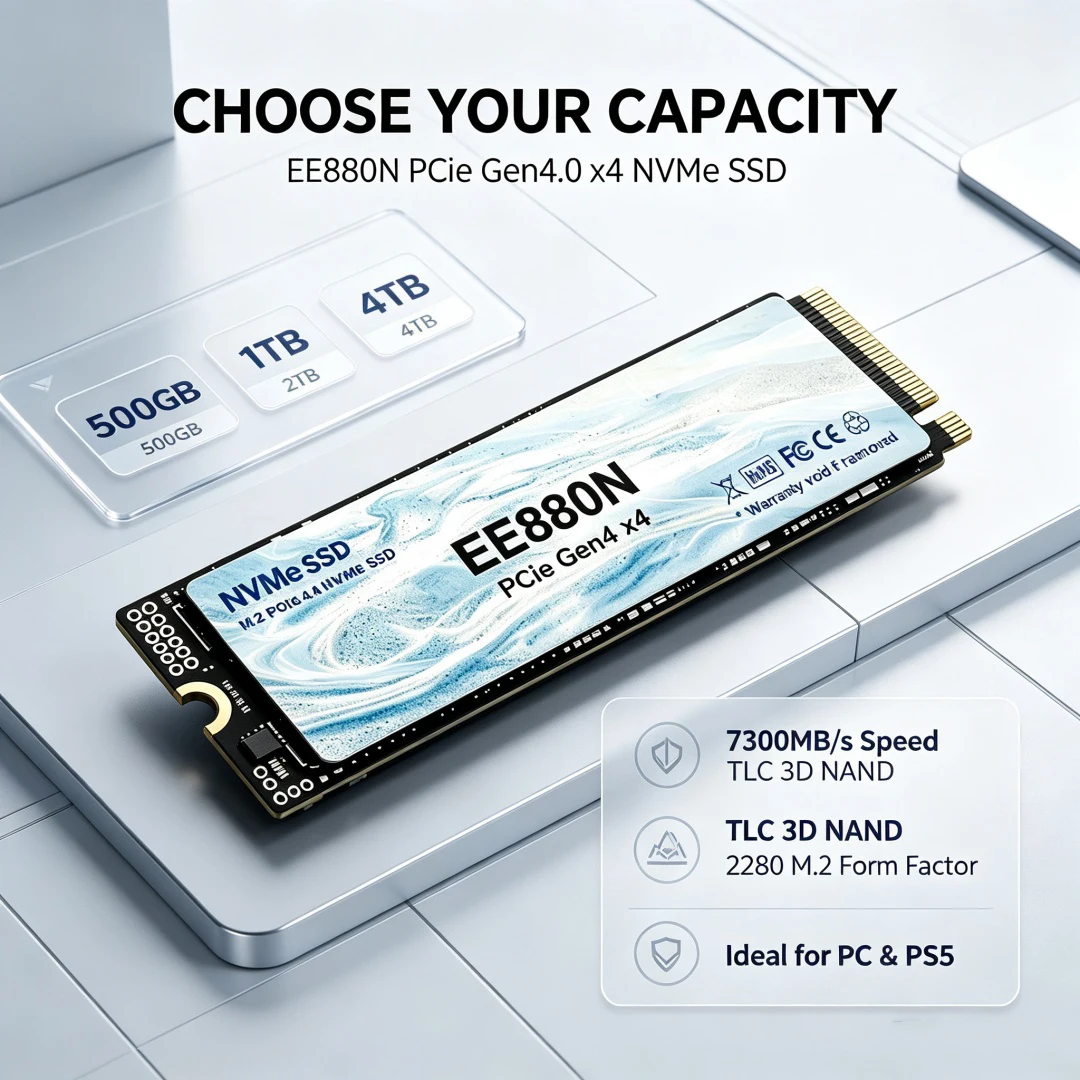 2026Nowy EE880N, szybki dysk S – M.2 Nvme 4Tb Pcie 4.0 Ssd recenzja i cena
